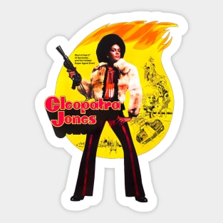 Cleopatra Jones 1973 Sticker